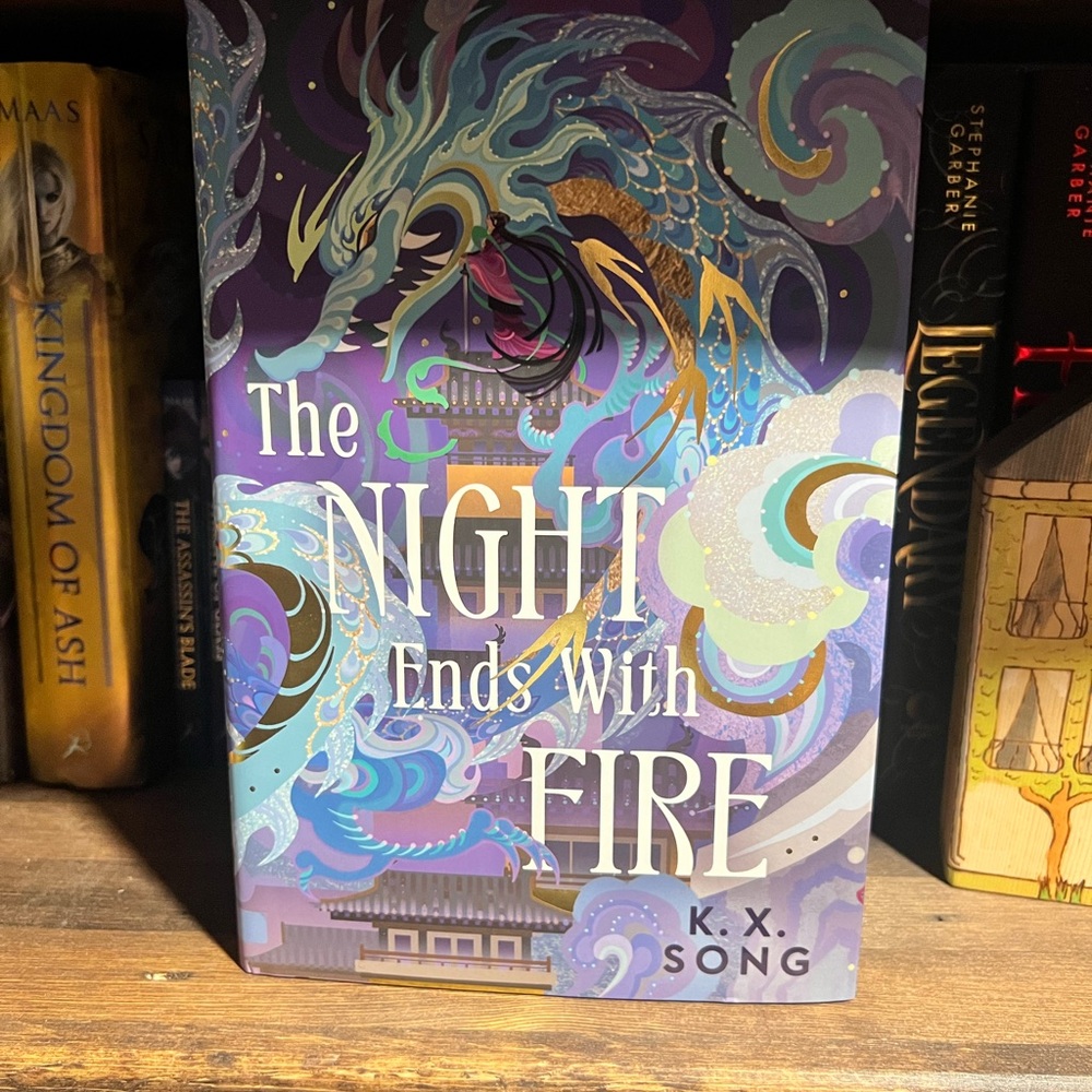 Fairyloot The Night Ends With Fire by K.X. Song — Decorative Hardcover